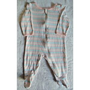 pajamas Makersmark 6 to 9 months baby girls sleeper with stripes infant